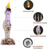 Halloween Led Lights Horror Skull Ghost Holding Candle Lamp Happy Holloween Party Decoration For Home Haunted House Ornaments By  Super Deals - purple