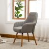 Tuchico Contemporary Fabric Accent Chair, Gray - as Pic