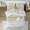 Metallic Animal Printed Comforter Set - as Pic