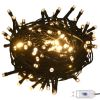 61 Piece Christmas Ball Set with Peak and 150 LEDs Rose Gold - Gold