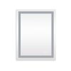 Frameless Rectangular LED Light Bathroom Vanity Mirror - 28*36