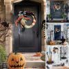 Halloween Wreath Decoration Front Door Window Hanging Decoration Wreath - 40*40CM