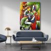 Hand Painted Oil Paintings Hand Painted Wall Art Abstract Modern Figure Picasso Girl Lady Nude Living Room Hallway Luxurious Decorative Painting - 50X