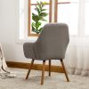 Tuchico Contemporary Fabric Accent Chair, Gray - as Pic