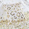 Metallic Animal Printed Comforter Set - as Pic