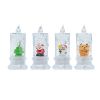 Led Christmas Candles, 4 Pcs Glitter Christmas Flameless Candles - A