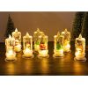 Led Christmas Candles, 4 Pcs Glitter Christmas Flameless Candles - A