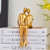 Abstract Golden Sculpture &amp; Figurines for Interior Resin Figure Statue Modern Home Decor Desk Accessories Nordic Room Decoration - Expectation