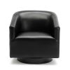 Garland Black Wood Base Swivel Chair - as Pic