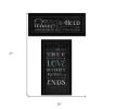 Set Of Two Love Story Black Framed Print Wall Art