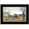 Goin to Market 3 Black Framed Print Wall Art