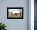 Goin to Market 3 Black Framed Print Wall Art