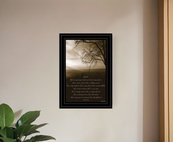 Life is 4 Black Framed Print Wall Art