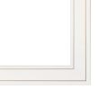 Set Of Three Wash Room White Frame Bathroom Wall Art and Mirror