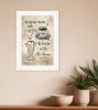 Everyday Starts with Coffee 3 White Framed Print Kitchen Wall Art