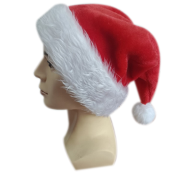 Christmas Hat Santa Hats Xmas Hat Holiday for Adults Kids (Color: red1, size: adult)