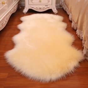 New Carpet Plush Soft Sheepskin Bedroom Carpet Imitation Wool Pad Long Hair Bedside Mat Sofa Cushion Rugs Living Room Fur Carpet (nan: nan)