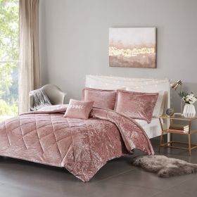 Velvet Comforter Set (Color: as pic)